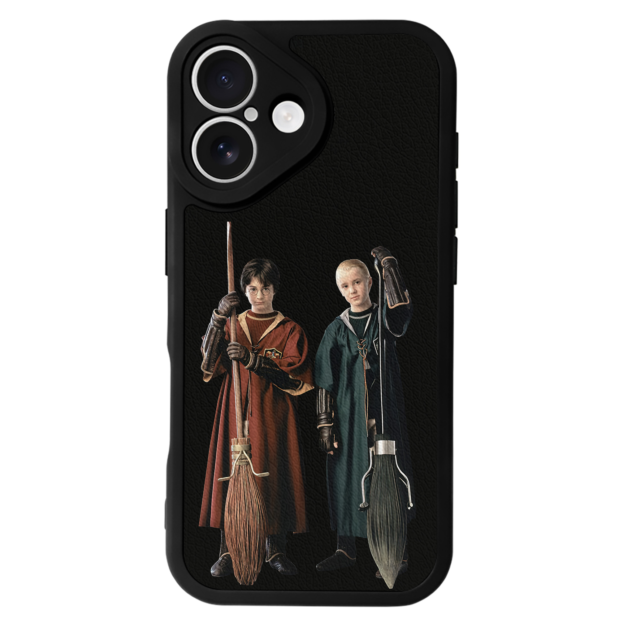 （画像用） Harry Potter ハリー・ポッターシリーズ 【iPhone 16シリーズ対応】シリコンスマホケース（レザー調） 材質：シリコン